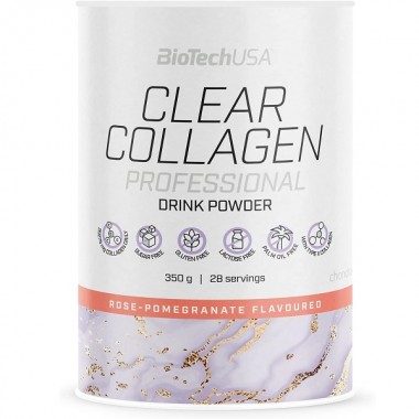 Хондропротектор (для спорта) BioTechUSA Clear Collagen Professional 350 g /28 servings/ Rose Pomegranate