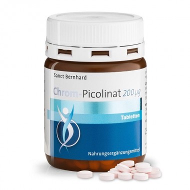 Микроэлемент Хром Sanct Bernhard Chrom-Picolinat 200 mcg 250 Tabs