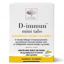 Витамин D New Nordic D-immun mini 90 Tabs