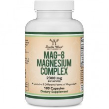 Микроэлемент Магний Double Wood MAG-8 Magnesium Complex Supplement 2300 mg (3 caps per serving) 180 Caps