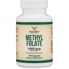 Фолиевая кислота Double Wood Methylfolate 1000 mcg 5-MTHF (1700 DFE) 120 Caps