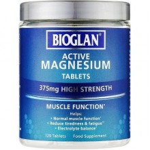 Микроэлемент Магний Bioglan Active Magnesium 375 mg 120 Tabs