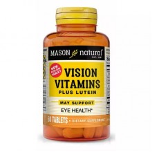 Комплекс для профилактики зрения Mason Natural Vision Vitamins Plus Lutein 60 Tabs Комплекс для профилактики зрения Mason Natural Vision Vitamins Plus Lutein 60 Tabs