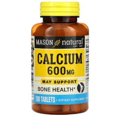 Микроэлемент Кальций Mason Natural Calcium 600 mg 100 Tabs
