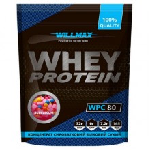Протеин Willmax Whey Protein 80 920 g /23 servings/ Bubblegum