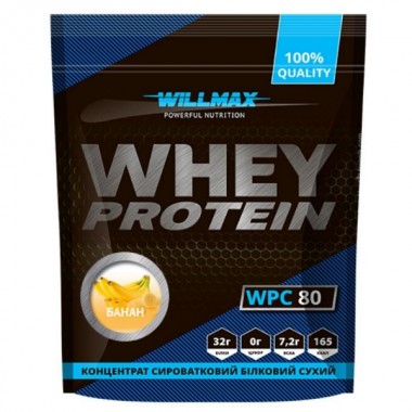 Протеин Willmax Whey Protein 80 920 g /23 servings/ Banana