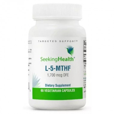 Фолиевая кислота Seeking Health L-5-MTHF 60 Veg Caps Фолиевая кислота Seeking Health L-5-MTHF 60 Veg Caps