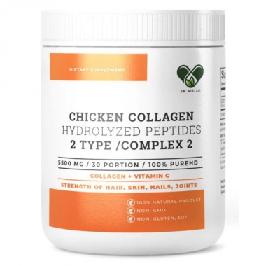 Коллаген En`vie Lab Chicken Collagen Complex 2 (2 TYPE) 165 g /30 servings/ Pure
