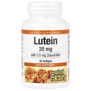 Лютеин Natural Factors Lutein 20 mg 30 Softgels