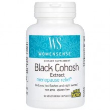 Клопогон Natural Factors WomenSense Black Cohosh Extract Menopause Relief 90 Veg Caps