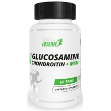 Хондропротектор (для спорта) MST Nutrition Healthy by MST Glucosamine Chondroitin + MSM 60 Tabs