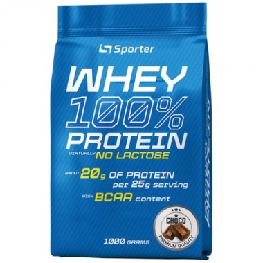 Протеин Sporter Whey 100% Protein Lactose Free 1000 g /40 servings/ Chocolate Протеин Sporter Whey 100% Protein Lactose Free 1000 g /40 servings/ Chocolate