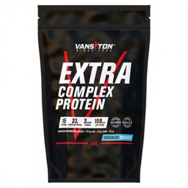 Протеин Vansiton Extra Complex Protein 450 g /15 servings/ Chocolate Coconut