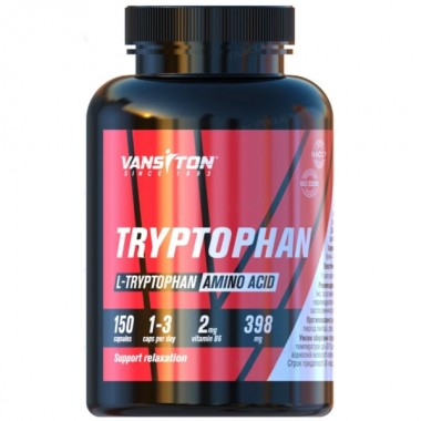 Триптофан для спорта Vansiton L-Tryptophan 150 Caps