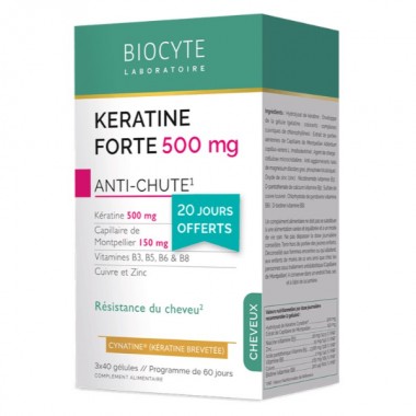 Витаминно-минеральный комплекс Biocyte Keratine Forte 500 mg Anti-Chute Pack 120 Caps Витаминно-минеральный комплекс Biocyte Keratine Forte 500 mg Anti-Chute Pack 120 Caps