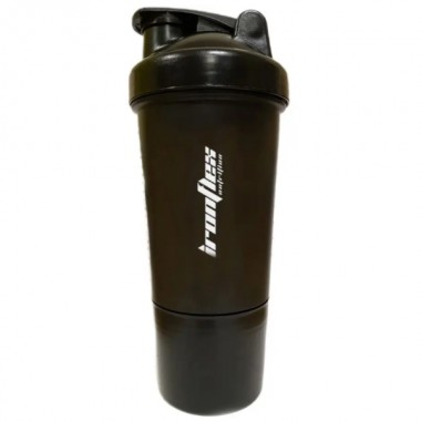 Шейкер IronFlex Shaker + container 500 ml Black