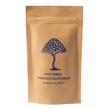 Грибной комплекс Дедушка Мухомор Трутовик разноцветный 700 мг 60 капсул