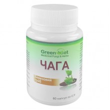 Грибной комплекс GreenSet Чага - Березовый гриб 60 капсул Грибной комплекс GreenSet Чага - Березовый гриб 60 капсул
