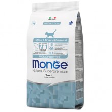 Сухой корм для котов Monge Cat Kitten с форелью 0,4 Кг