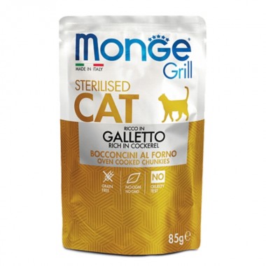  Monge Cat GRILL Wet Sterilised петух 0,085 Кг