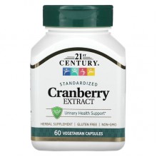 Клюква 21st Century Cranberry Extract Standardized 60 Veg Caps Клюква 21st Century Cranberry Extract Standardized 60 Veg Caps