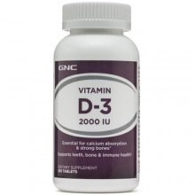 Витамин D для спорта GNC Vitamin D3 2000 IU 180 Tabs Витамин D для спорта GNC Vitamin D3 2000 IU 180 Tabs