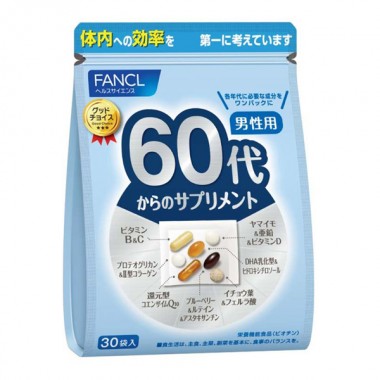 Витаминно-минеральный комплекс для мужчин Fancl 60s Supplement for Men 30 packs