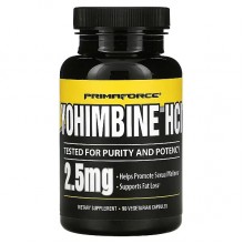 Йохимбе Primaforce Yohimbine HCL 2,5 mg 90 Caps