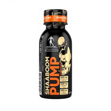 Комплекс до тренировки Kevin Levrone Shaaboom Pump Juice shot 120 ml Orange Citrus Комплекс до тренировки Kevin Levrone Shaaboom Pump Juice shot 120 ml Orange Citrus