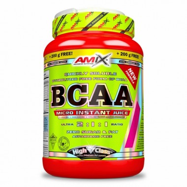Аминокислота BCAA для спорта Amix Nutrition BCAA Micro Instant Juice 800+200 g /100 servings/ Cherry