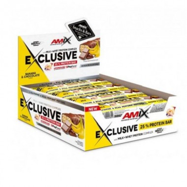 Протеиновый батончик Amix Nutrition Exclusive Protein Bar 12 х 85 g Banana Chocolate