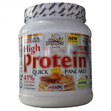 Заменитель питания Amix Nutrition Mr.Popper´s High Protein Pancakes 600 g /10 servings/ Natural flavour