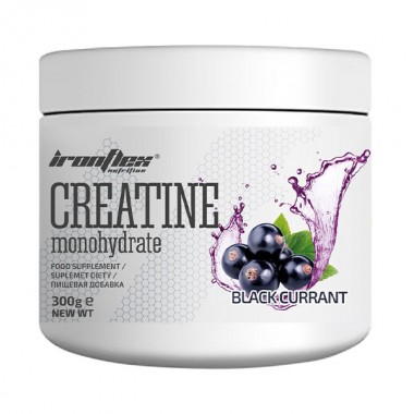 Креатин моногидрат IronFlex Creatine Monohydrate 300 g /120 servings/ Black Currant