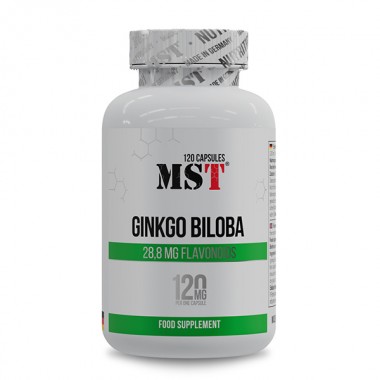 Гинкго Билоба для спорта MST Nutrition Ginkgo Biloba 120 Caps