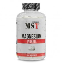 Витаминно-минеральный комплекс для спорта MST Nutrition Magnesium Taurate + Vitamin B6 120 Caps