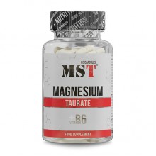 Витаминно-минеральный комплекс для спорта MST Nutrition Magnesium Taurate + Vitamin B6 60 Caps
