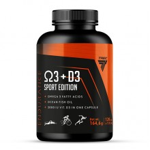 Омега для спорта Trec Nutrition OMEGA 3 + D3 Sport Edition 120 Caps Омега для спорта Trec Nutrition OMEGA 3 + D3 Sport Edition 120 Caps