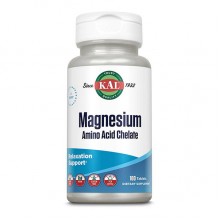 Микроэлемент Магний KAL Magnesium Amino Acid Chelate 100 Tabs