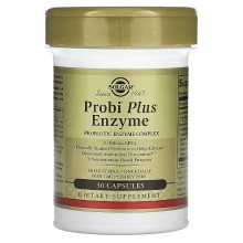 Пробиотик Solgar Probi Plus Enzyme, Probiotic Enzyme Complex, 20 Billion CFUs 30 Caps Пробиотик Solgar Probi Plus Enzyme, Probiotic Enzyme Complex, 20 Billion CFUs 30 Caps