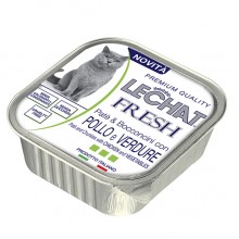 Влажный корм для котов Monge LCE Cat Wet Fresh курица с овочами 100 г