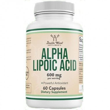 Альфа-липоевая кислота Double Wood Alpha Lipoic Acid 300 mg 60 Caps Альфа-липоевая кислота Double Wood Alpha Lipoic Acid 300 mg 60 Caps