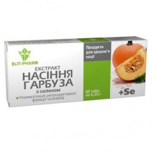 Комплекс для профилактики давления и кровообращения Elit-Pharm Экстракт Семян Тыквы с Селеном 80 таб