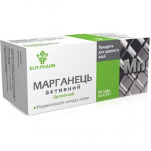 Микроэлемент Марганец Elit-Pharm Марганец Активный 80 таб