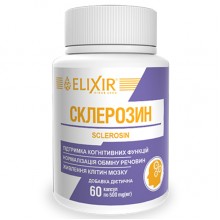 Комплекс для профилактики работы головного мозга Elixir Sklerosin 60 Caps Комплекс для профилактики работы головного мозга Elixir Sklerosin 60 Caps