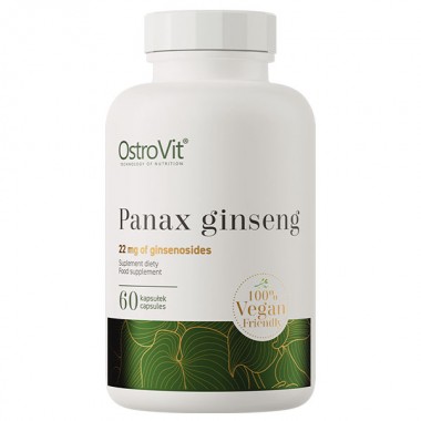 Натуральная добавка для спорта OstroVit Vege Panax Ginseng 60 Veg Caps