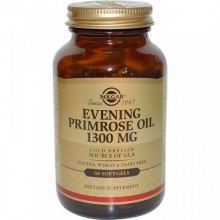 Масло вечерней примулы Solgar Evening Primrose Oil 1300 mg 60 Softgels Масло вечерней примулы Solgar Evening Primrose Oil 1300 mg 60 Softgels