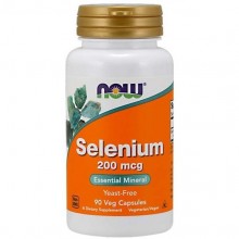 Селен NOW Foods Selenium 200 mcg 90 Veg Caps