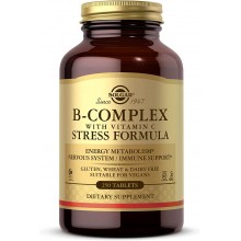 В комплекс Solgar B-Complex with Vitamin C Stress Formula 250 Tabs