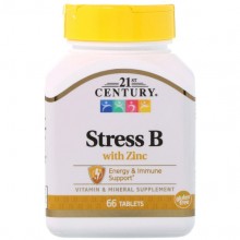 Витаминно-минеральный комплекс 21st Century Stress B with Zinc 66 Tabs