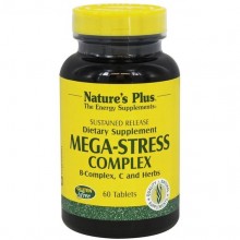 Витаминно-минеральный комплекс Nature's Plus Mega-Stress Complex 60 Tabs